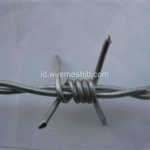 Galvanized Barbed Wire Double Strand Reverse Twist